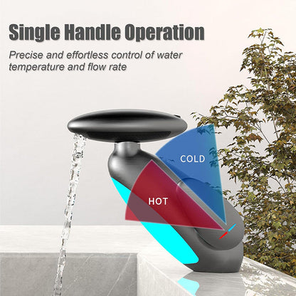 Bathroom Pull-Out Faucet with LED Light